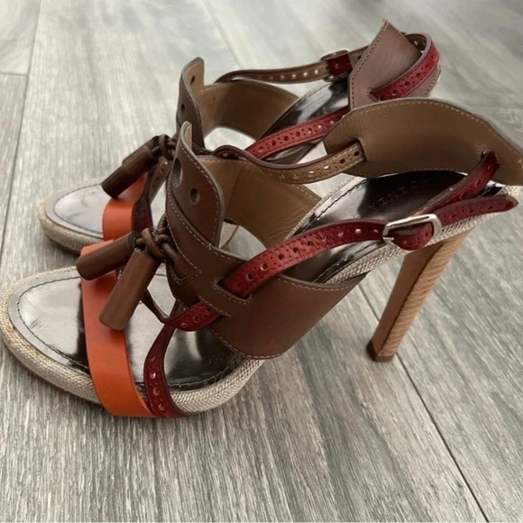 Proenza Schouler colorblock t-strap Sandals - Picture 7 of 8